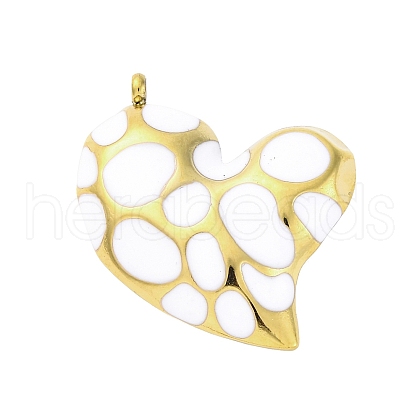 304 Stainless Steel Pendants STAS-V003-01G-09-1