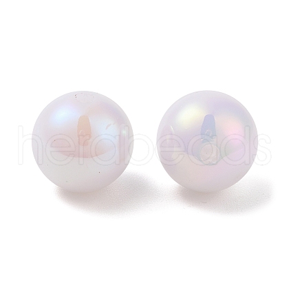 Plated ABS Plastic Beads OACR-B026-02A-1