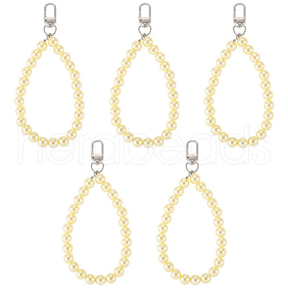 Plastic Beads Pendant Decorations HJEW-TAC0064-03-1