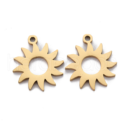 Ion Plating(IP) 201 Stainless Steel Pendants STAS-Q240-068G-1
