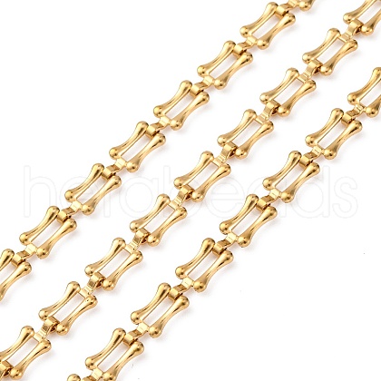 304 Stainless Steel Rectangle Link Chains STAS-P386-06B-G-1