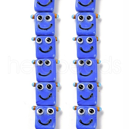 Handmade Lampwork Beads Strands LAMP-Q036-07A-1