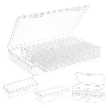 AHADERMAKER 25Pcs 2 Styles PLastic Bead Containers CON-GA0001-21-1