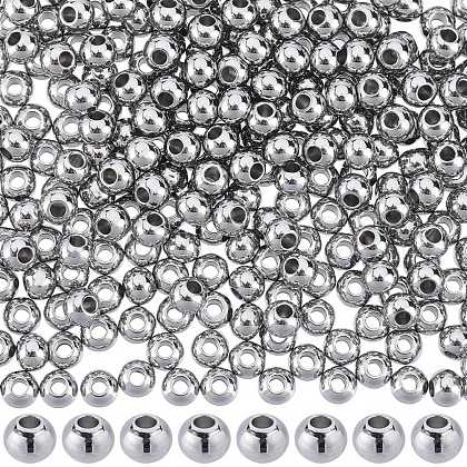 SUNNYCLUE 304 Stainless Steel Spacer Beads STAS-SC0006-87B-1