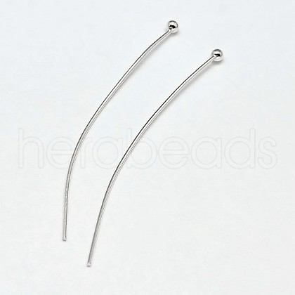 925 Sterling Silver Ball Head Pins STER-F018-03H-1