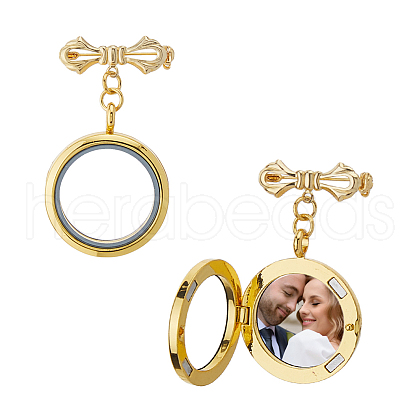 Brass Brooch JEWB-FH00001-1