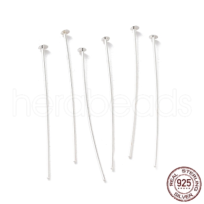 925 Sterling Silver Flat Head Pins STER-M117-03C-S-1