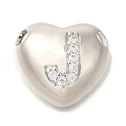 Rack Plating Brass Micro Pave Cubic Zirconia Pendants KK-I722-04P-J-1
