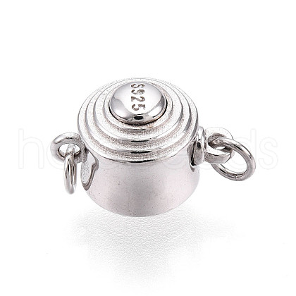 925 Sterling Silver Box Clasps STER-T007-139P-1