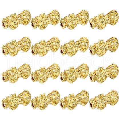 BENECREAT 18Pcs Alloy Beads PALLOY-BC0001-16C-1