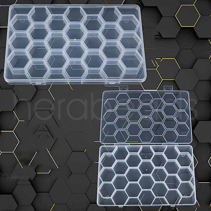 Rectangle Polypropylene(PP) Bead Storage Containers X1-CON-YW0001-21-1