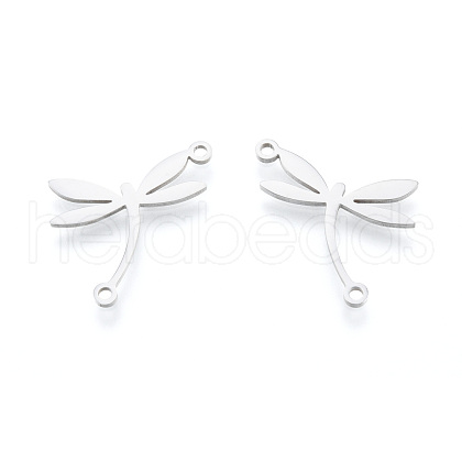 Non-Tarnish 201 Stainless Steel Connector Charms STAS-N090-LA998-1-1