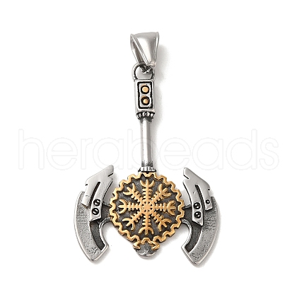 Viking 304 Stainless Steel Pendants STAS-Z059-08AS-1