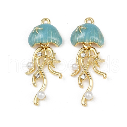 Brass Alloy Pendants KK-R226-10G-01-1