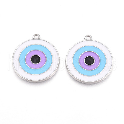 Alloy Enamel Pendants ENAM-T020-101-1
