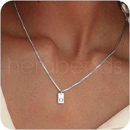 304 Stainless Steel Box Chain Necklaces FS-WG1FEB4-41-1