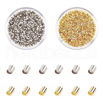 ARRICRAFT Brass Crimp Beads KK-AR0001-07-1