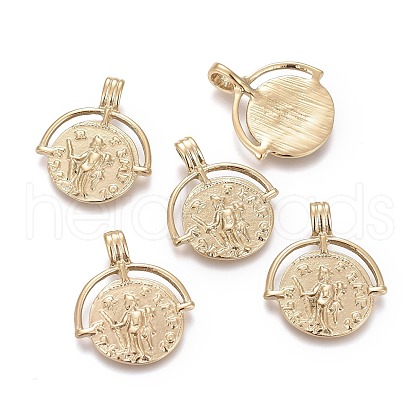 Ion Plating(IP) 304 Stainless Steel Pendants X-STAS-F256-006G-1