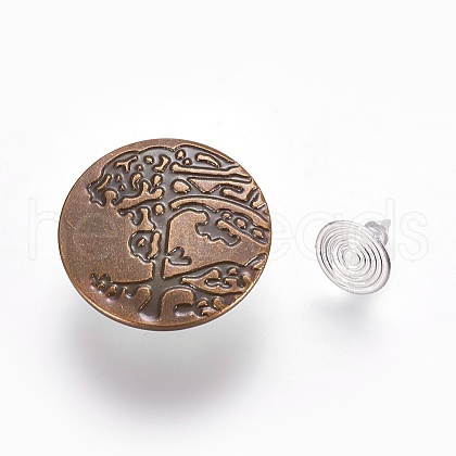 Iron Button Pins for Jeans IFIN-WH0038-01C-1
