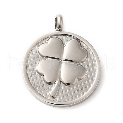 304 Stainless Steel Pendants STAS-C086-06F-P-1