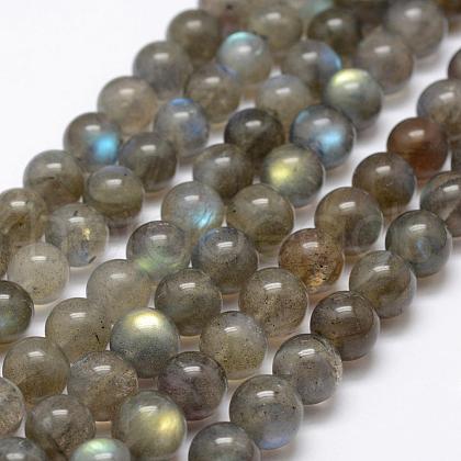 Natural Labradorite Beads Strands G-K209-04D-10mm-1