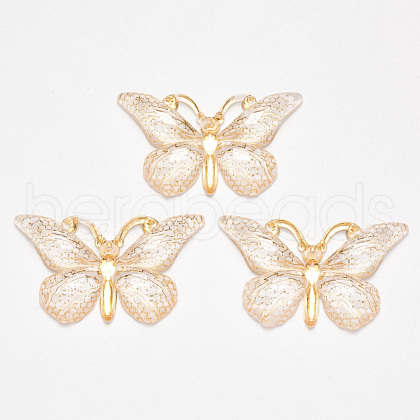 Transparent Acrylic Pendants TACR-R140-08A-1