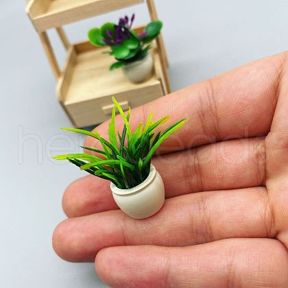 Mini Plastic Artificial Plant Ornaments MIMO-PW0001-192D-1