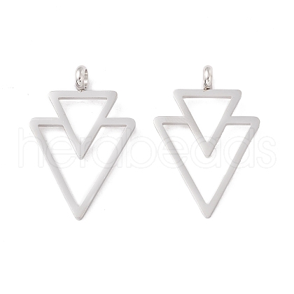 Non-Tarnish 304 Stainless Steel Pendants STAS-P308-01P-1