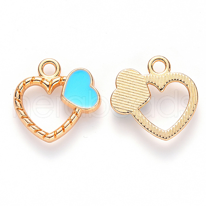 Alloy Enamel Pendants ENAM-S121-045-1
