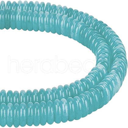  Dyed Natural White Jade Beads Strands G-NB0002-70-1