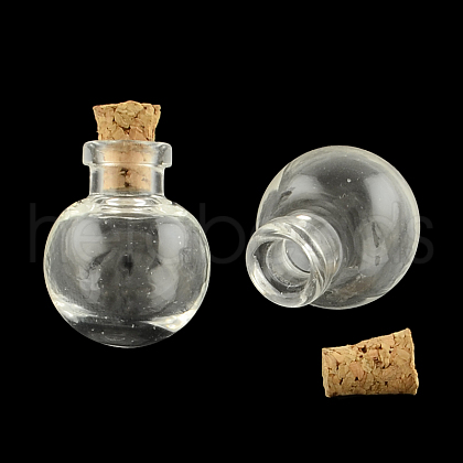 Round Glass Bottle for Bead Containers X1-AJEW-R045-01-1