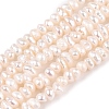Natural Cultured Freshwater Pearl Beads Strands PEAR-N012-02H-03-4