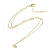 304 Stainless Steel Pendant Necklaces NJEW-H029-02G-I-2