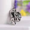 Retro 316 Surgical Stainless Steel Motorbike Pendants STAS-E096-52AS-2