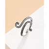 925 Sterling Silver Open Cuff Rings for Women FS-WGB1724-01-2