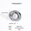 Vintage Stainless Steel Oval Cuff Rings for Women BY2814-4-1