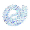 Transparency Electroplate Glass Beads Strands GLAA-T023-38A-06-2
