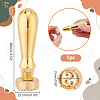 Golden Plated Brass Stamps DIY-WH0349-161D-2