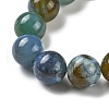 Natural Multi-Color Agate Beads Strands G-A261-B11-14mm-4
