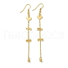 Ion Plating(IP) 304 Stainless Steel Dangle Earrings EJEW-G400-39G-1
