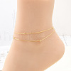 Stainless Steel Charm Anklets for Women WG18C2B-15-1