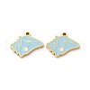 304 Stainless Steel Enamel Charms STAS-U060-02G-02-1