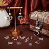Unicraftale 60Pcs 10 Styles Tibetan Style Alloy Pendants FIND-UN0015-56-2