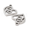 Non-Tarnish 316 Surgical Stainless Steel Charms STAS-Q314-10P-2