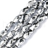 Electroplate Glass Beads Strands EGLA-F157-FP02-1