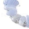 Natural Blue Lace Agate Beads Strands G-J403-03-3