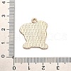 Animal Puppy Alloy Enamel Pendants FIND-V001-03G-06-3