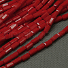 Opaque Glass Beads Strands X-EGLA-E008-3x6mm-09-1