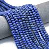 Dyed Natural Lapis Lazuli Beads Strands G-P575-A46-8x5mm-02-1