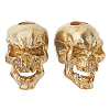SUPERFINDINGS 2Pcs Brass European Beads KK-FH0007-62G-1